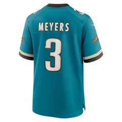 Jakobi Meyers Jacksonville Jaguars Alternate 2 Prowler Throwback Game Jersey - Teal | Nike on sale