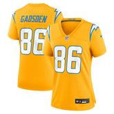Oronde Gadsden Los Angeles Chargers Women's Alternate Charger Power Game Jersey - Gold | Nike cheap