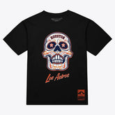 Houston Astros Women's Sugar Skull Boxy T-Shirt - Black | Mitchell & Ness