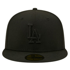Los Angeles Dodgers 2024/25 Back to Back Champions Circle Side Patch Fitted 59FIFTY Hat - Black | New Era