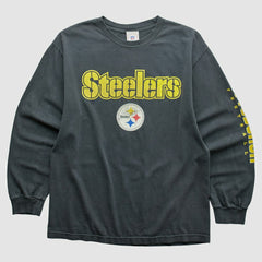 Pittsburgh Steelers NFL 2000s Long Sleeve T-shirt - Black Vintage online