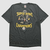 Pittsburgh Steelers NFL 2009 T-shirt - Charcoal Vintage discount