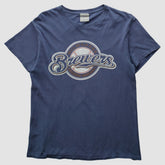 Milwaukee Brewers MLB 2000s T-shirt - Navy Vintage