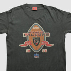 Atlanta Falcons NFL 2000s Long Sleeve T-shirt - Charcoal Vintage outlet