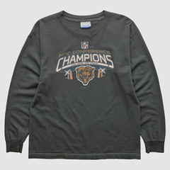 Chicago Bears Reebok 2000s Long Sleeve T-shirt - Charcoal Vintage outlet