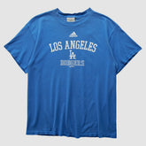 Los Angeles Dodgers Adidas 2000s T-shirt - Blue Vintage