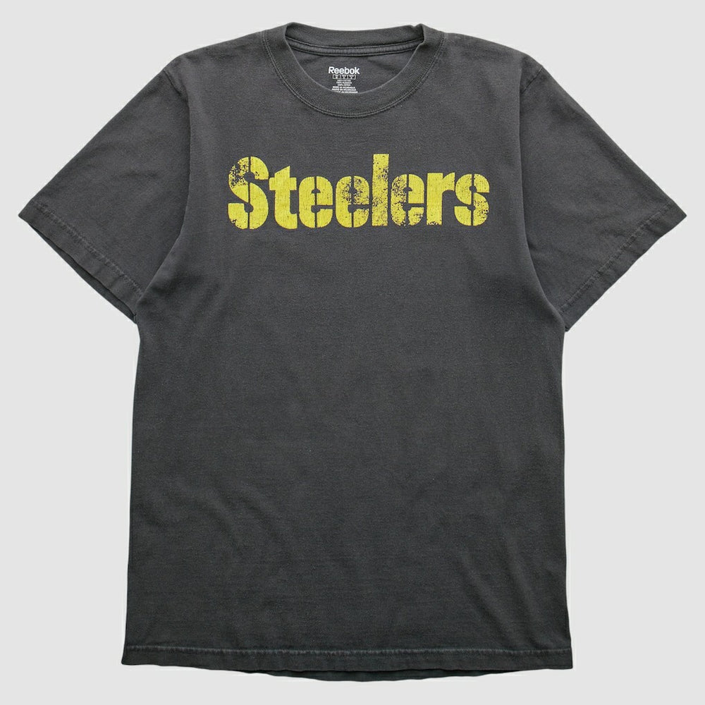 Pittsburgh Steelers Reebok 2000s T-shirt - Charcoal Vintage outlet