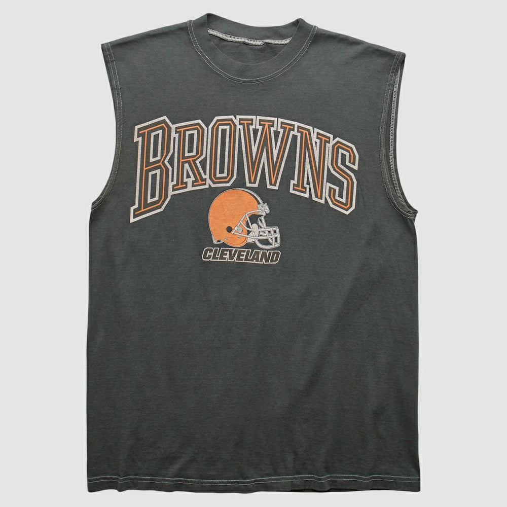 Cleveland Browns 90s Tank - Charcoal Vintage outlet