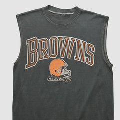 Cleveland Browns 90s Tank - Charcoal Vintage outlet