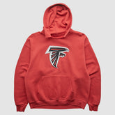Atlanta Falcons 2000s Hooded Pullover Sweatshirt - Red Vintage discount