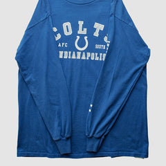 Indianapolis Colts NFL 2000s Long Sleeve T-shirt - Blue Vintage cheap
