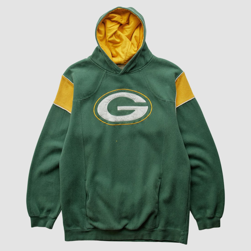 Green Bay Packers NFL 2000s Hooded Sweatshirt - Green Vintage outlet