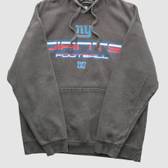 New York Giants NFL 2010s Hooded Pullover Sweatshirt - Charcoal Vintage for sale