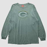 Green Bay Packers 2000s Long Sleeve T-shirt - Green Vintage sale