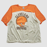 Cleveland Browns The Knits 80s T-shirt - White Vintage outlet
