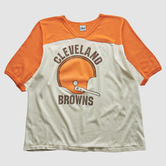 Cleveland Browns The Knits 80s T-shirt - White Vintage outlet