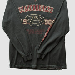 Arizona Diamondbacks Majestic 1998 Long Sleeve T-shirt - Charcoal Vintage
