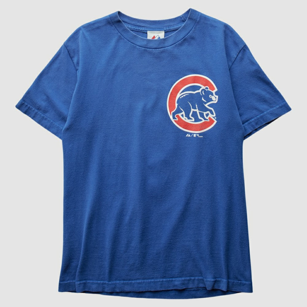 Chicago Cubs Majestic 2008 T-shirt - Blue Vintage