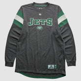New York Jets NFL 2010s Long Sleeve T-shirt - Gray Vintage online