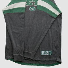 New York Jets NFL 2010s Long Sleeve T-shirt - Gray Vintage online