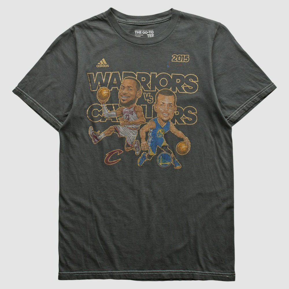 Golden State Warriors 2015 T-shirt sale - Charcoal Vintage | Adidas outlet