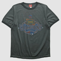 New England Patriots NFL 2004 T-shirt - Charcoal Vintage outlet