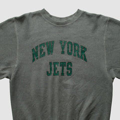 New York Jets Champion 2000s Pullover Sweatshirt - Charcoal Vintage sale
