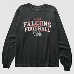 Atlanta Falcons Reebok 2000s Long Sleeve T-shirt - Black Vintage for sale