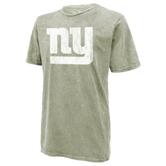 Jaxson Dart New York Giants Majestic Threads Mineral Wash Name & Number T-Shirt - Moss Green for sale