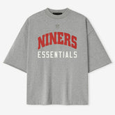 San Francisco 49ers Fear of God x NFL Unisex 3/4-Sleeve T-Shirt - Heather Gray sale
