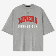 San Francisco 49ers Fear of God x NFL Unisex 3/4-Sleeve T-Shirt - Heather Gray sale