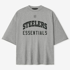 Pittsburgh Steelers Fear of God x NFL Unisex 3/4-Sleeve T-Shirt - Heather Gray outlet