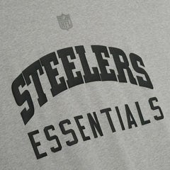 Pittsburgh Steelers Fear of God x NFL Unisex 3/4-Sleeve T-Shirt - Heather Gray outlet