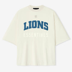 Detroit Lions Fear of God x NFL Unisex 3/4-Sleeve T-Shirt - Cream discount