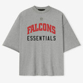Atlanta Falcons Fear of God x NFL Unisex 3/4-Sleeve T-Shirt - Heather Gray discount