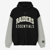 Las Vegas Raiders Fear of God x NFL Unisex Sport Hoodie - Black/Heather Gray cheap