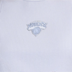 New York Knicks Starter Women's Pastel Ribbed Tank Top - Blue sale