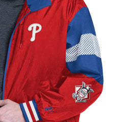 Philadelphia Phillies Pro Player Legacy Lightweight Full-Zip Hooded Jacket - Red/Royal