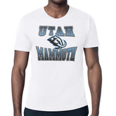 Utah Mammoth Starter Comic Style Team Graphic T-Shirt White