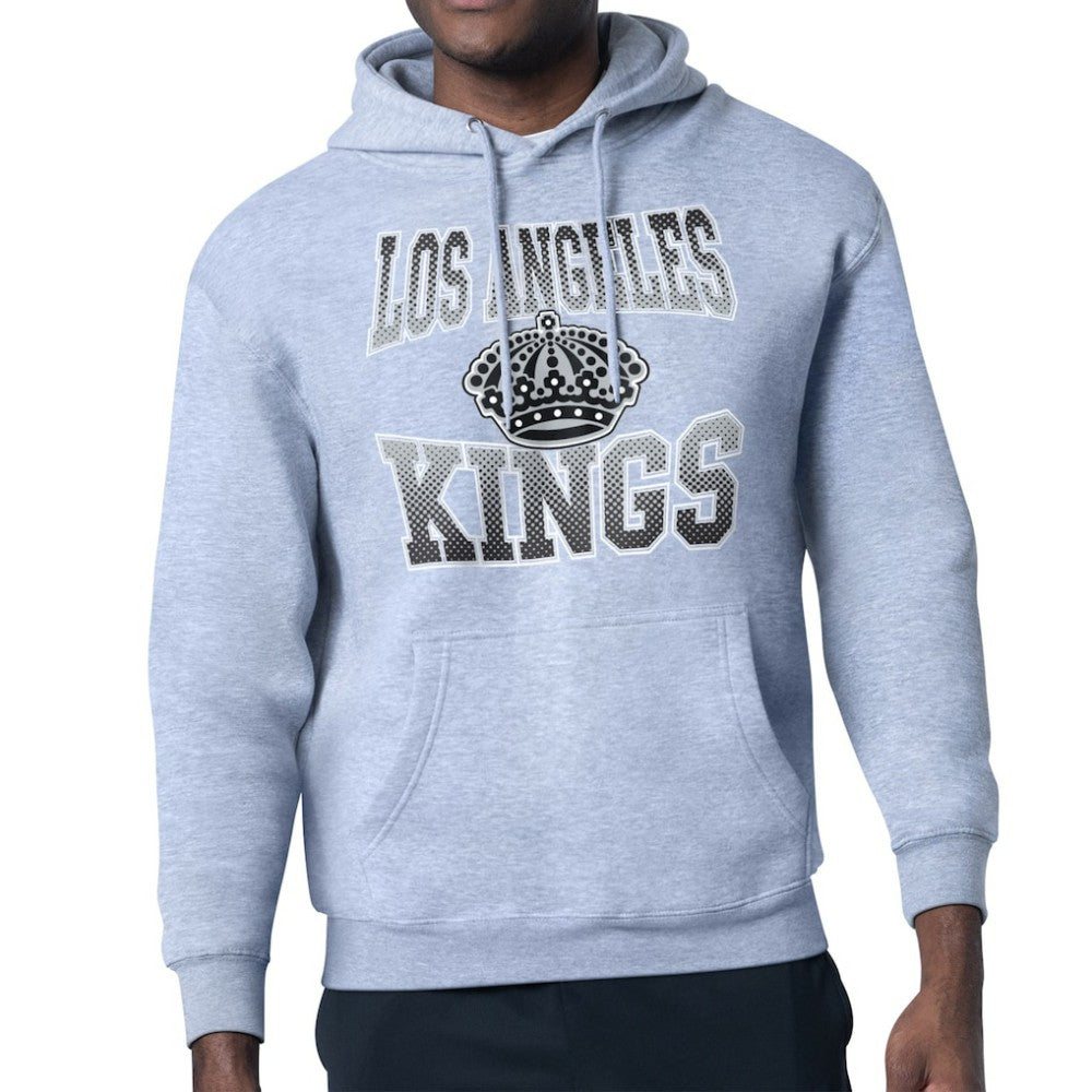 Los Angeles Kings Starter Comic Style Team Graphic Hoodie Gray