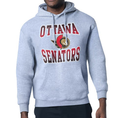 Ottawa Senators Starter Comic Style Team Graphic Hoodie Gray