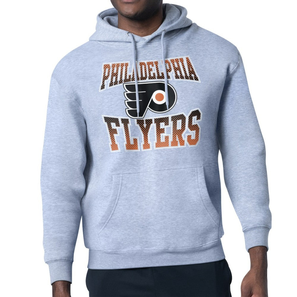 Philadelphia Flyers Starter Comic Style Team Graphic Hoodie Gray