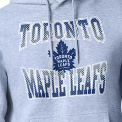 Toronto Maple Leafs Starter Comic Style Team Graphic Hoodie Gray