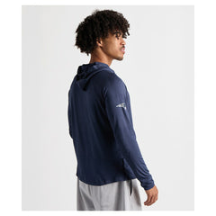 Charles River x New England Patriots Cayak Hooded Long Sleeve T-Shirt - Navy online