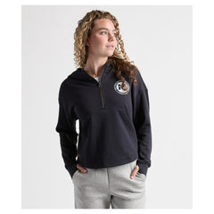 Charles River x New England Patriots Women's Willow Fleece Quarter-Zip Hoodie - Navy sale