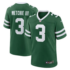 John Metchie III New York Jets Team Game Jersey - Legacy Green | Nike online