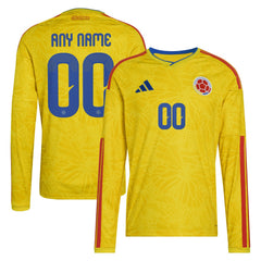Colombia National Team FIFA x World Cup 2026 Home Replica Long Sleeve Custom Jersey - Yellow | Adidas online
