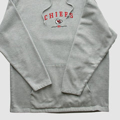 Kansas City Chiefs NFL 2000s Hooded Pullover Sweatshirt - Heather Gray Vintage outlet