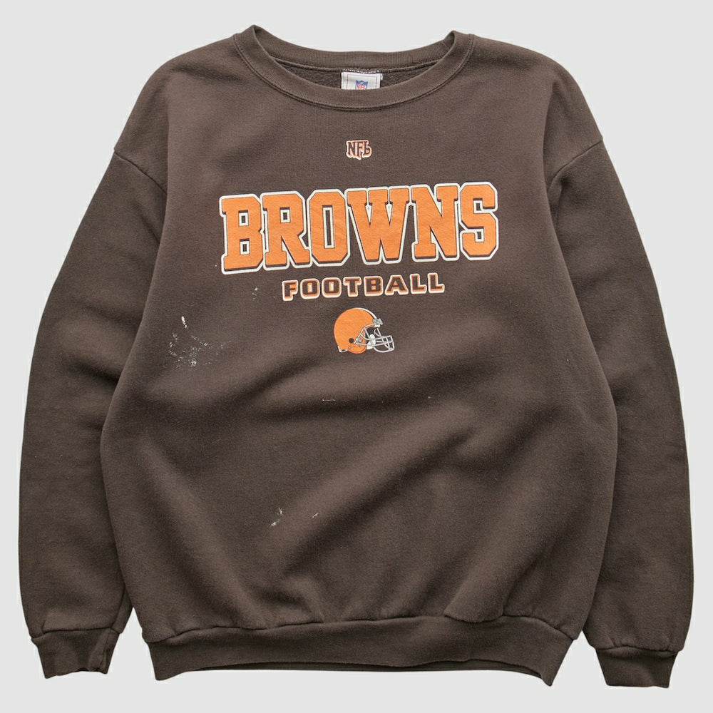 Cleveland Browns NFL 2000s Pullover Sweatshirt - Brown Vintage discount