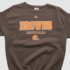 Cleveland Browns NFL 2000s Pullover Sweatshirt - Brown Vintage discount